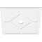 Ekena Millwork Embry Architectural Grade PVC Contemporary Ceiling Medallion, 24"OD x 3"ID x 8 1/4"C x 1"P CMP24EY-03000 - alternate 4